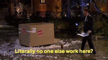 abc literally no one else works here GIF by The Bachelorette
