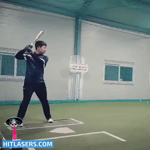 baseballhittingdrills baseball korea home run homerun GIF