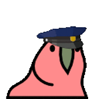 Bird Police Sticker for iOS & Android | GIPHY