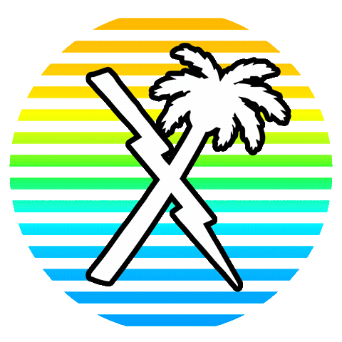 ELECTRIC PALMS Sticker