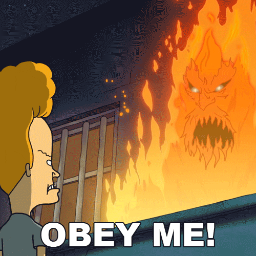 Obey Me Beavis And Butthead GIF by Paramount+