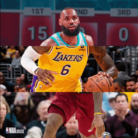 Lebron James Basketball GIF by NBA Brasil - Find & Share on GIPHY