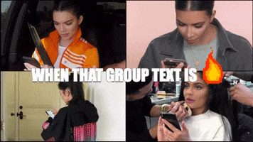 kim kardashian text GIF by Bunim/Murray Productions