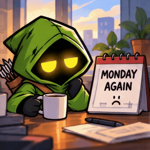Tired Monday Morning GIF by Hooja