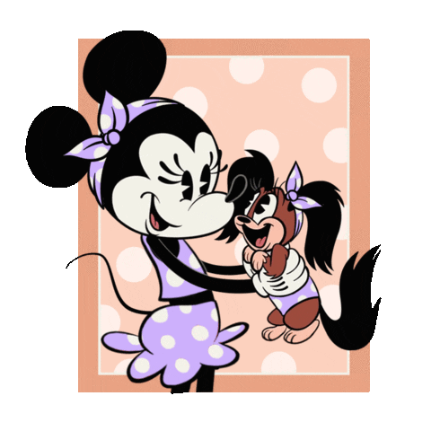 Polka Dot Love Sticker by Mickey Mouse