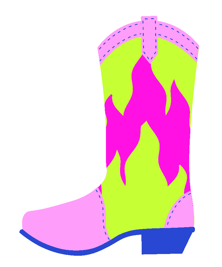 Illustration Pink Sticker