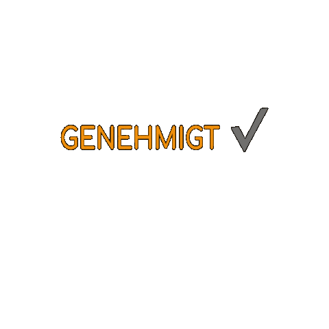 Approval Genehmigt Sticker by pkb-consulting