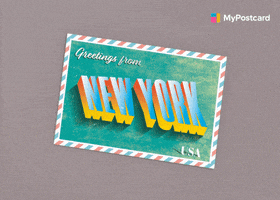 New York Holiday Card GIF by MyPostcard