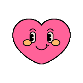 Heart Love Sticker by bombonautastudio