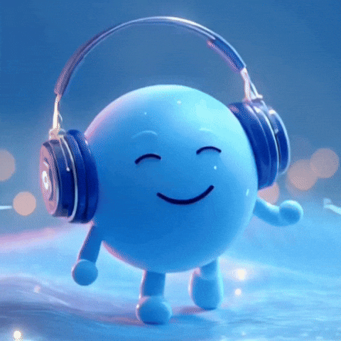 Happy Music Lover GIF