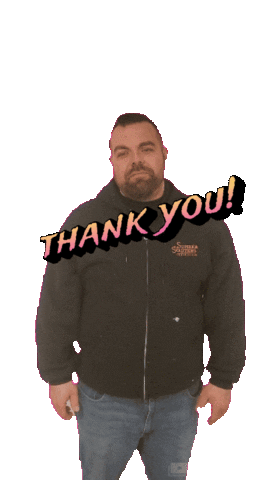 Thanks Thank You Sticker by Superior Solutions Contracting