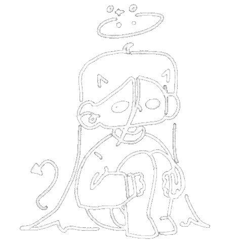 Happy Doodle Sticker