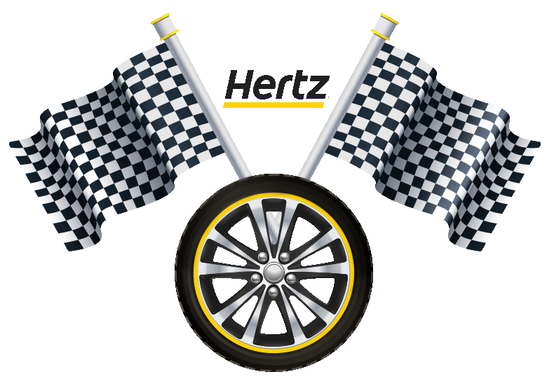 William Byron Race Sticker  by Hertz Car  Rental  for iOS 