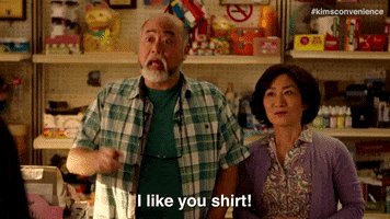 Jean Yoon Clothes GIF by Kim's Convenience
