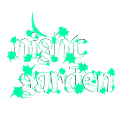 Sparkling Night Garden Sticker by reelc00lgrl