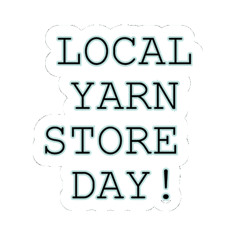 Crochet Knitting Sticker by Rick Rack Textiles