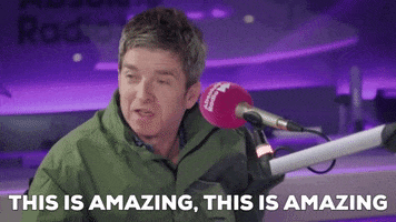 Noel Gallagher Wow GIF by AbsoluteRadio