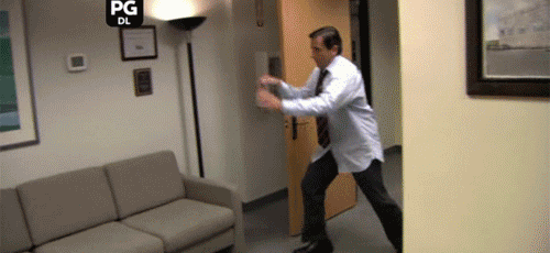 The Office Parkour GIF - Find & Share on GIPHY