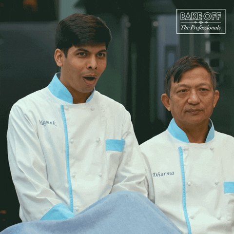 Surprise What GIF by The Great British Bake Off