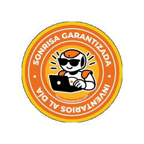 Sizes and Colors Sticker