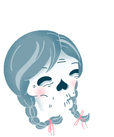 Skull Sticker