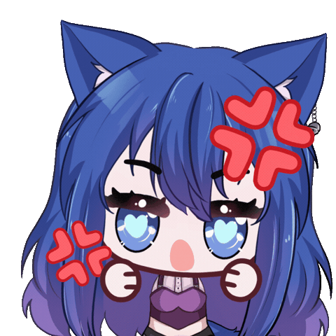 Angry Vtuber Sticker