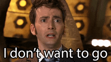 i dont want to go doctor who GIF