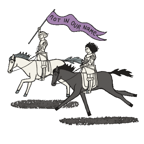 Feminism Horses Sticker by Netz Teufel