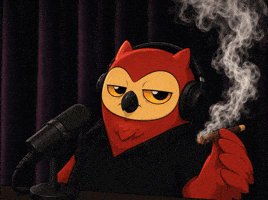 Joe Rogan Smoking GIF by birb