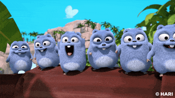 Happy Dance GIF by Grizzy and the Lemmings