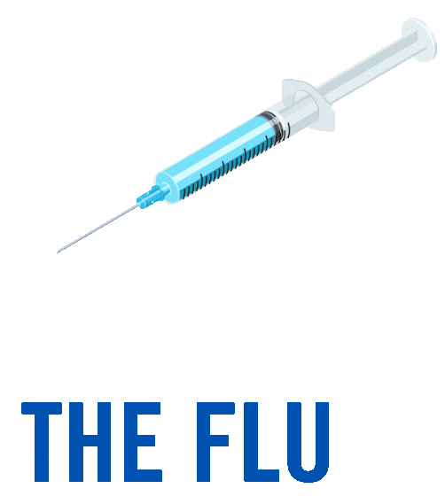 carilionclinic fall flu health care flu shot Sticker