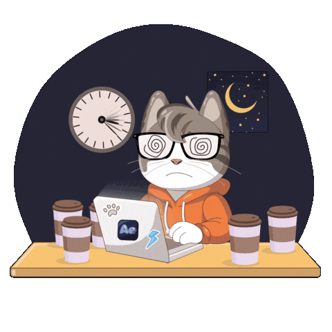 Work After Effects Sticker