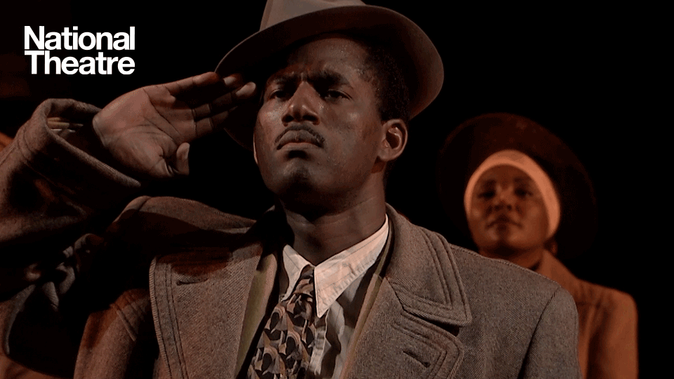 Black Man Salute GIF by National Theatre Find & Share on GIPHY