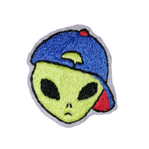 Ufo Embroidery Sticker
