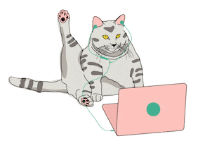Chilling Work From Home Sticker