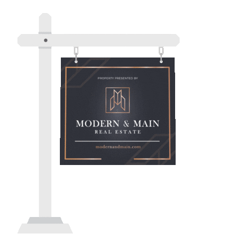 Modern & Main Sticker