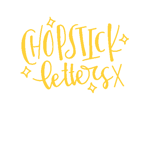 Lettering Calligraphy Sticker