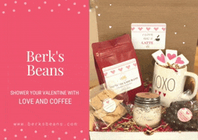Valentines Day Love GIF by Berk's Beans Coffee