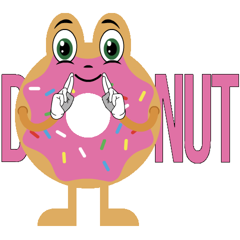 Donuts National Donut Day Sticker by Salvador Sanchez Artist