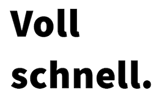 Vollschnell Sticker by littlelunchsoup