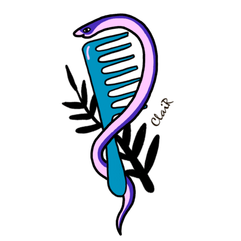 Beauty Snake Sticker by clairvrn