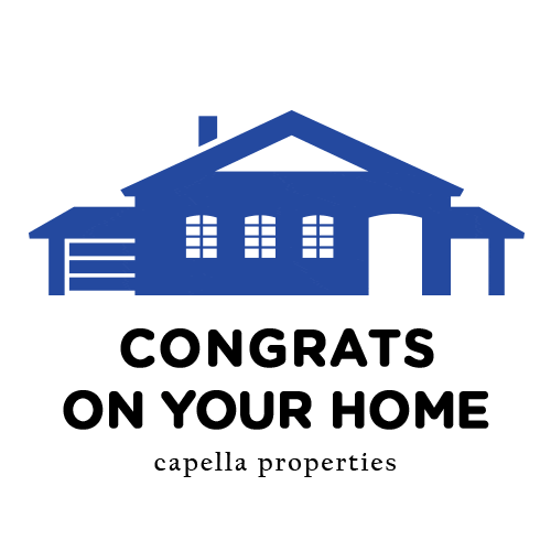 Welcome Home Congratulations Sticker by capella properties