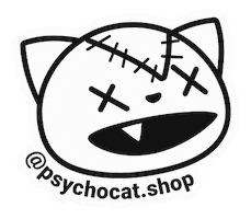 psychocat Sticker