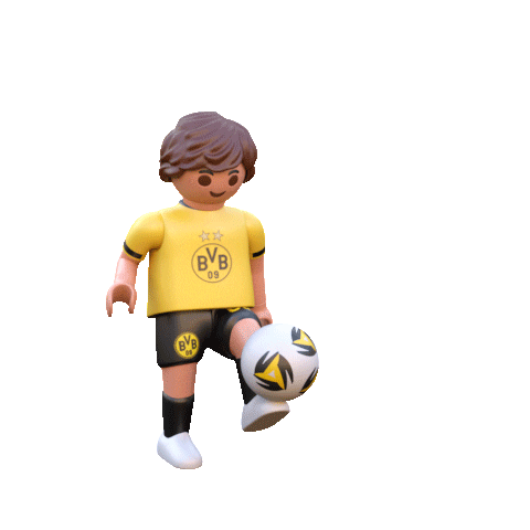 Playing Borussia Dortmund Sticker by PLAYMOBIL