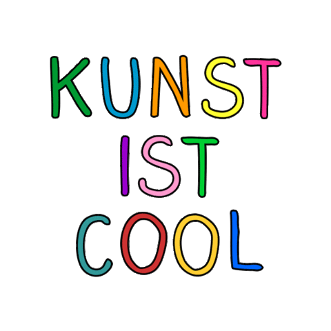 Kunst Ist Cool Sticker by Kind und Kunst