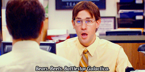 Bears Beets Battlestar Galactica GIFs - Get the best GIF on GIPHY
