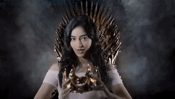 Image result for queen sitting on throne gif