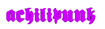 Achilipunk Sticker by marina noseque