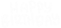 Happy Birthday Sticker