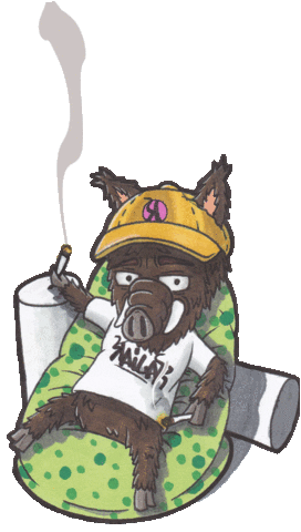 Cartoon Smoke Sticker by Kailar Filters